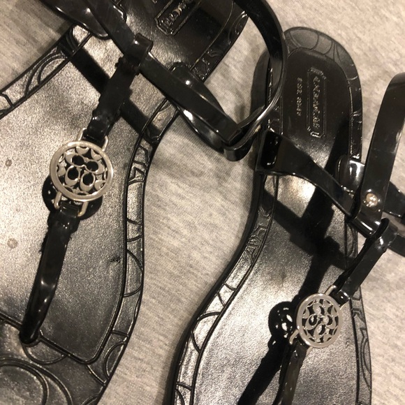Coach Black Sandals - Picture 2 of 3